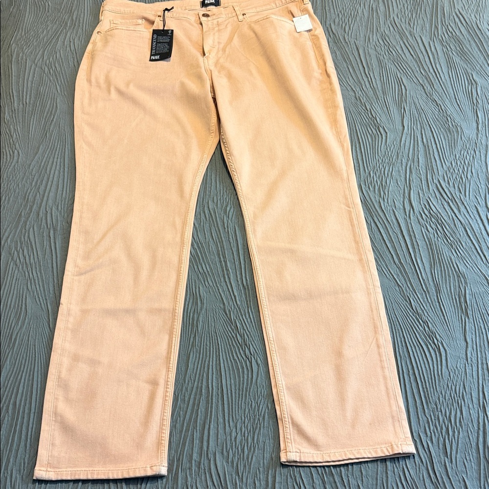 PAIGE Men's Relaxed Jeans in Light Tan